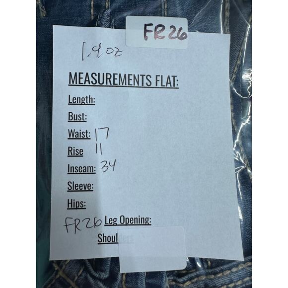 BKE Buckle Jake Straight Jeans Mens 33x34 Blue Premium Stretch Distressed Denim - Picture 5 of 9